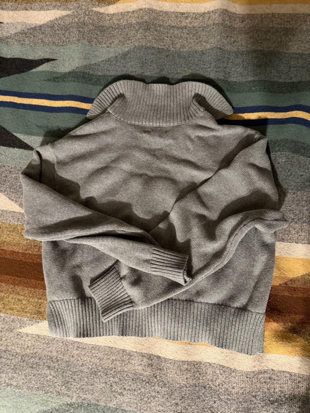 Universal Thread Gray V-Neck Sweater - Picture 2 of 3